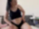 Masturbation with dildo