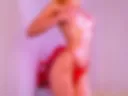 Dance with oil body and hand bra