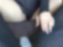 Jerking off a dildo with my feet