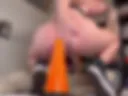 The Traffic Cone Anal in Converse Sneakers