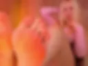 tease my pink toes in ur face