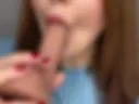 Ksyusha does a deep blowjob