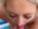 Blowjob on the beach