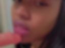 Sucking with a lot of Saliva