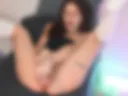 my pussy squirts from a big thick dildo 4K