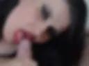 blowing real dick and cum in mouth