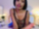 Ebony Latin teen gives a sloppy, very wet blowjob in POV.