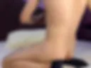 show asshole with socks on