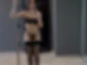 Pole, stockings and heels