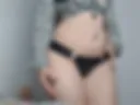 Dancing curvy blonde
