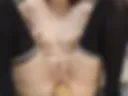 Anal Riding on golden dildo