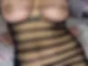 Hot whore in transparent lingerie