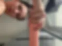 Pussy fucked with a huge dildo. Bottom view 2 part - Stella