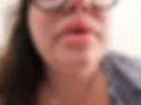 puffy lips suck cock making fish lips