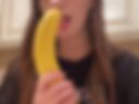 Blowjob for banana