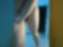 White lube on the chest of a monster with a vibrator