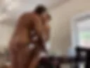 They fucked each other at the table and cum in each others mouths.