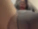 sat down without panties in pantyhose on camera
