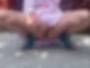 JERKING OFF AND SQUIRTING IN THE STREET