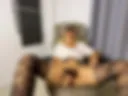 Anna cum on the Office chair