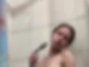 Getting a shower
