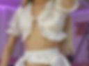 White Satin Outfit Stroking cock Part 1