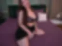 teasing and moaning in sexy lingerie