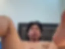 Jerking my huge cock