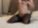 close up female masturbation as a petite blonde fingers her wet pussy