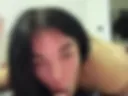 Juicy dildo blowjob