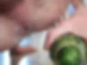 massive green melon inside my ass