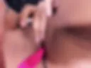 Pussy play closeup