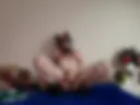 Spread puppy paws and plug tease