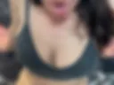 Jerking off and cumming on tits