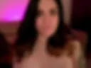Dildo between breasts
