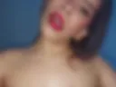 Tits with oil and little bounce