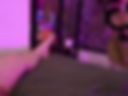 Blowjob in dark makeup and black patent leather shoes.