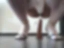 I cum and jump on a dildo in white stockings