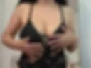 strip my black lingerie- tits fuck