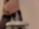 I sit on top of the dildo