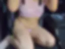 Squirting orgasm in the car