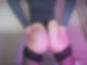 striptease in underwear