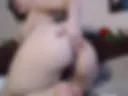 naked cat .naked with a ponytail in her ass
