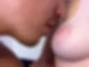 Nipple sucking CLOSEUP