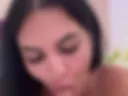 Blowjob with spit on face
