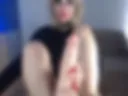 feet job, red nails, purple pedicure 2min EN