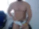 Me exibindo de cueca branca , falando sacanagem e punhetando