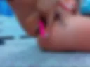 Masturbation with female ejaculation-Masturbation avec fontaine