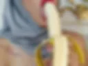 Deepthroat with a delicious banana