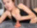 Dildo handjob and Nipples play up close